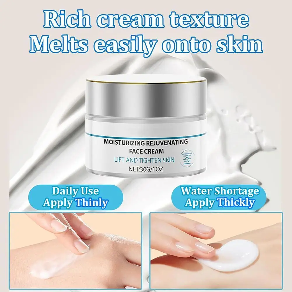 

1pcs 30g Retinol Moisturizing Cream Shrinking Pore Skin Care Restoring Firming Cream Hydrating Moisturizing Oil Control