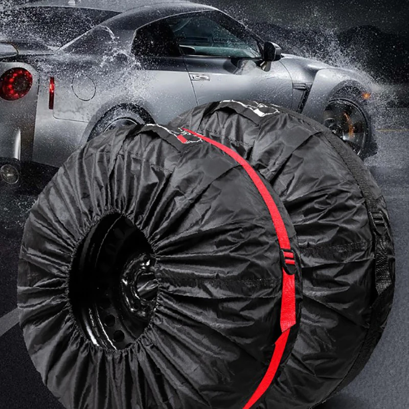 Tire Cover Case Car Spare Tire Cover Storage Bags for Cars Wheel Accessories Portable Wheel Bags