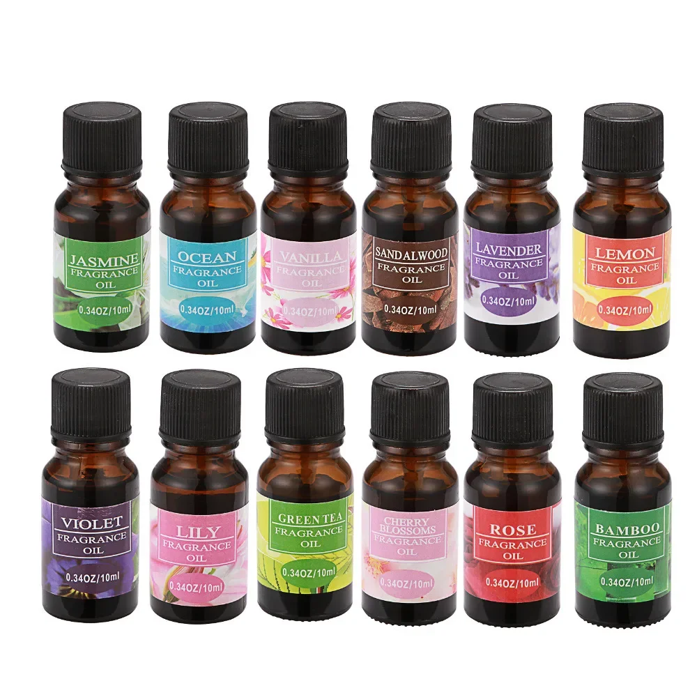 10ML Air Freshener Natural Plant Aromatherapy Essential Oil Air Conditioning Perfume Refill Aroma Diffuser Fragrance Humidifier