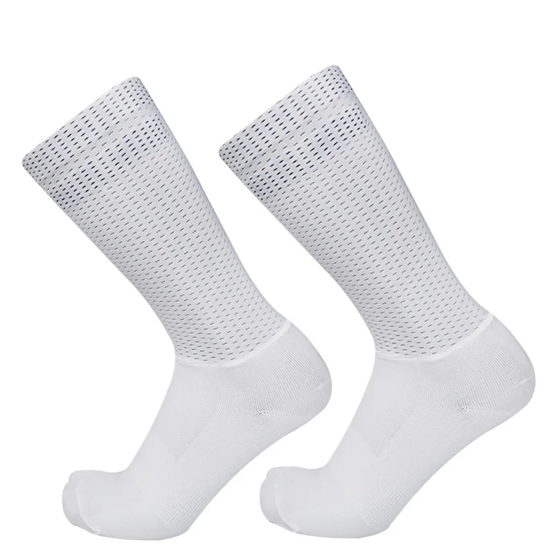 Aero Cycling New Socks Silicone Summer Refreshing Mesh Breathable Pro Racing Non-slip Silicone Sports Socks Calcetines Ciclismo