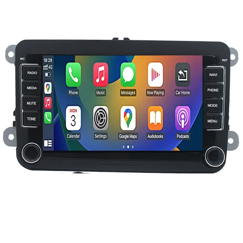 Car Multimedia Touch Screen Radio For Golf 5/6 Passat Skoda Jetta Android Auto Wireless CarPlay GPS Reversing Aid