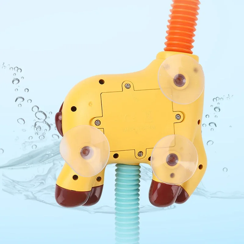 Giraffe Electric Spray Water Squirt Sprinkler Baby Bath Toys Bathtub Shower Pool Bathroom Toy for Infants Babies Toddlers Gifts