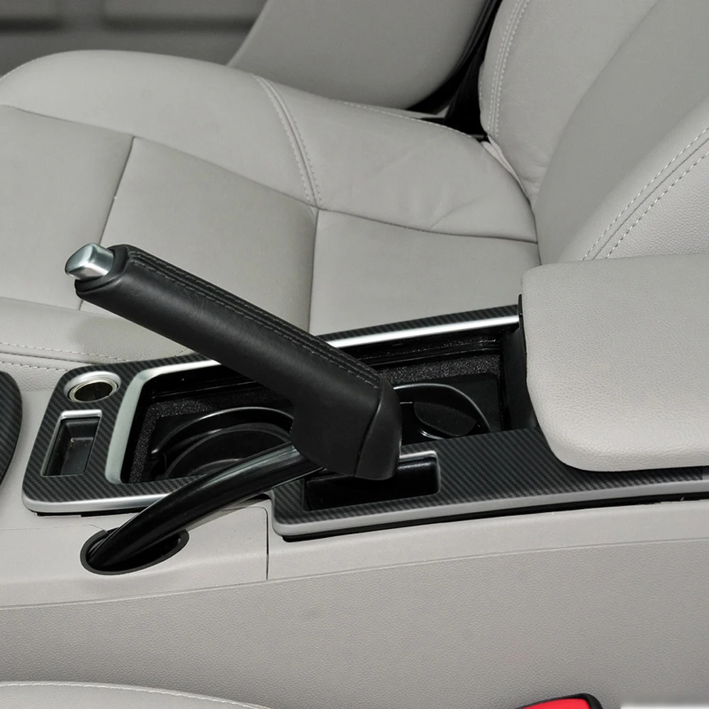 Carbon Fiber For Volvo S40 C30 V50 2008-2012 Film Interior Stickers Center Console Gear Dashboard Air Door Handle Lift Panel