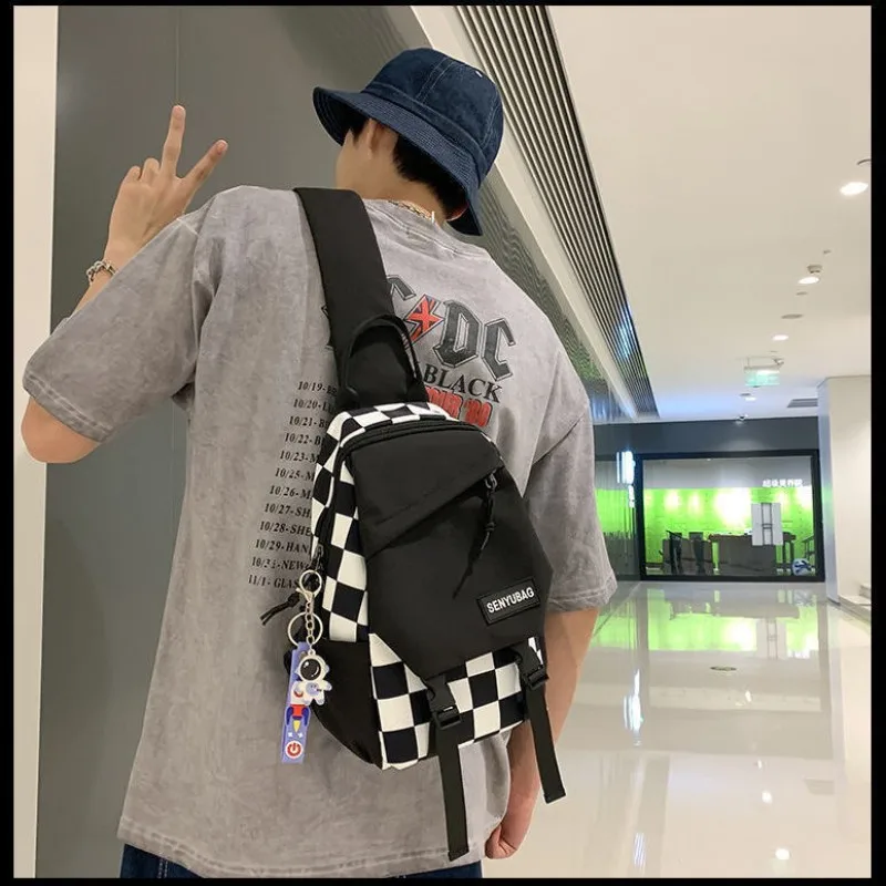 Men Chest Bag Multifunction Crossbody Waist Bag Unisex Causal Pouch Outdoor Messenger Bags Anti Theft Mobile Phone Purse Bag