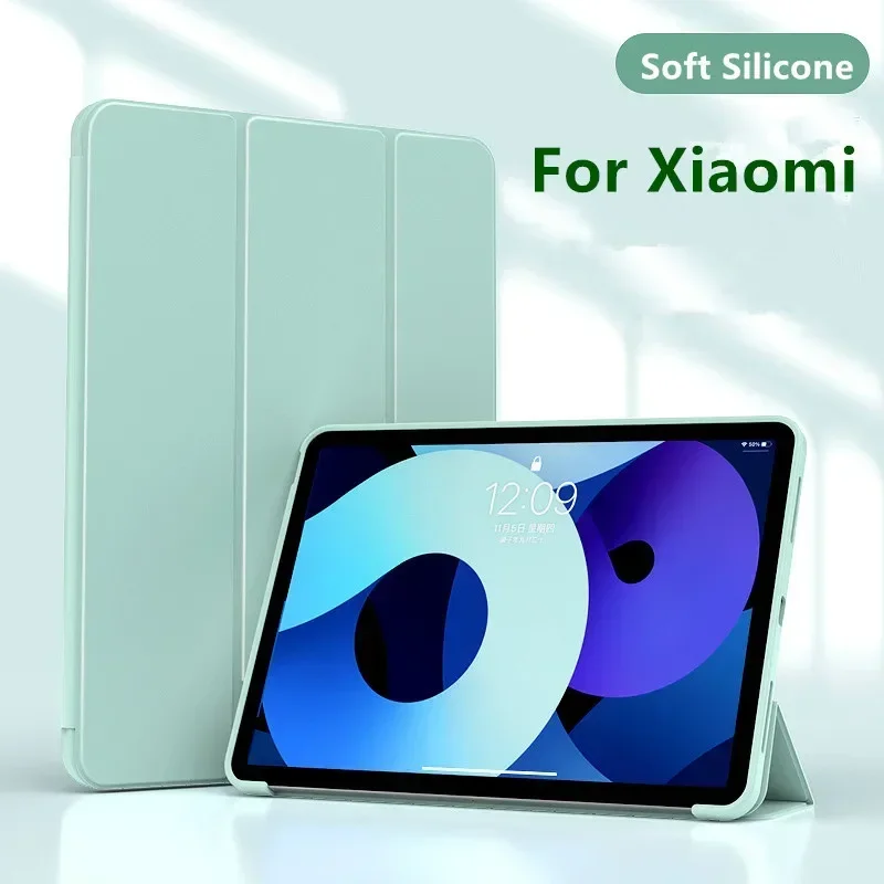 

Smart Case For Xiaomi Pad 6 2023 11 inch 5 Pro 12.4 Redmi Pad SE 10.6 Tri-folding Magnetic Cover Funda For Xiaomi Mi Pad 6 Case