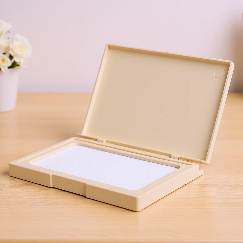 Blank DIY Stamp Ink Pad for Office Crafts Scrapbooking Card Making Reusable Hand Fingerprint Ink Pad Art Supply