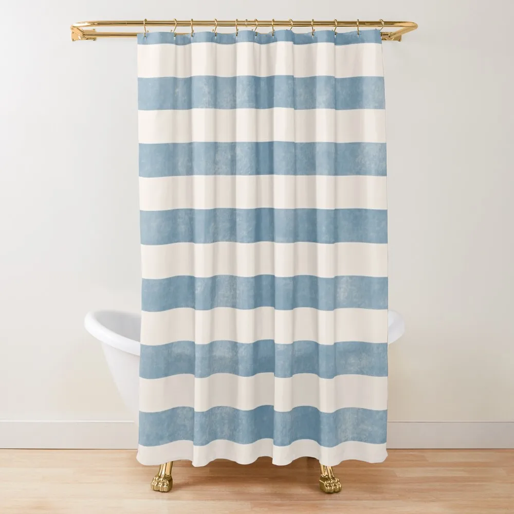 

Vintage Classic French Stripes Pastel Shower Curtain Shower For Bathroom Set Window Curtain