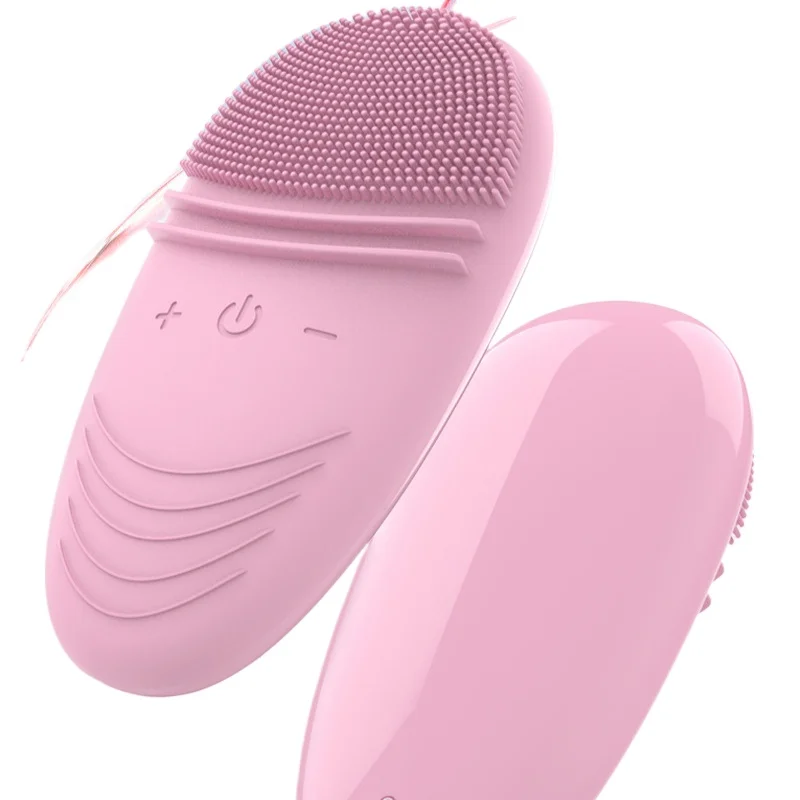 Skin Care Tool Electric Silicone Facial Cleanser Removing Blackheads Pores Long Hair Brush Business Trips Soft Skin Friendly