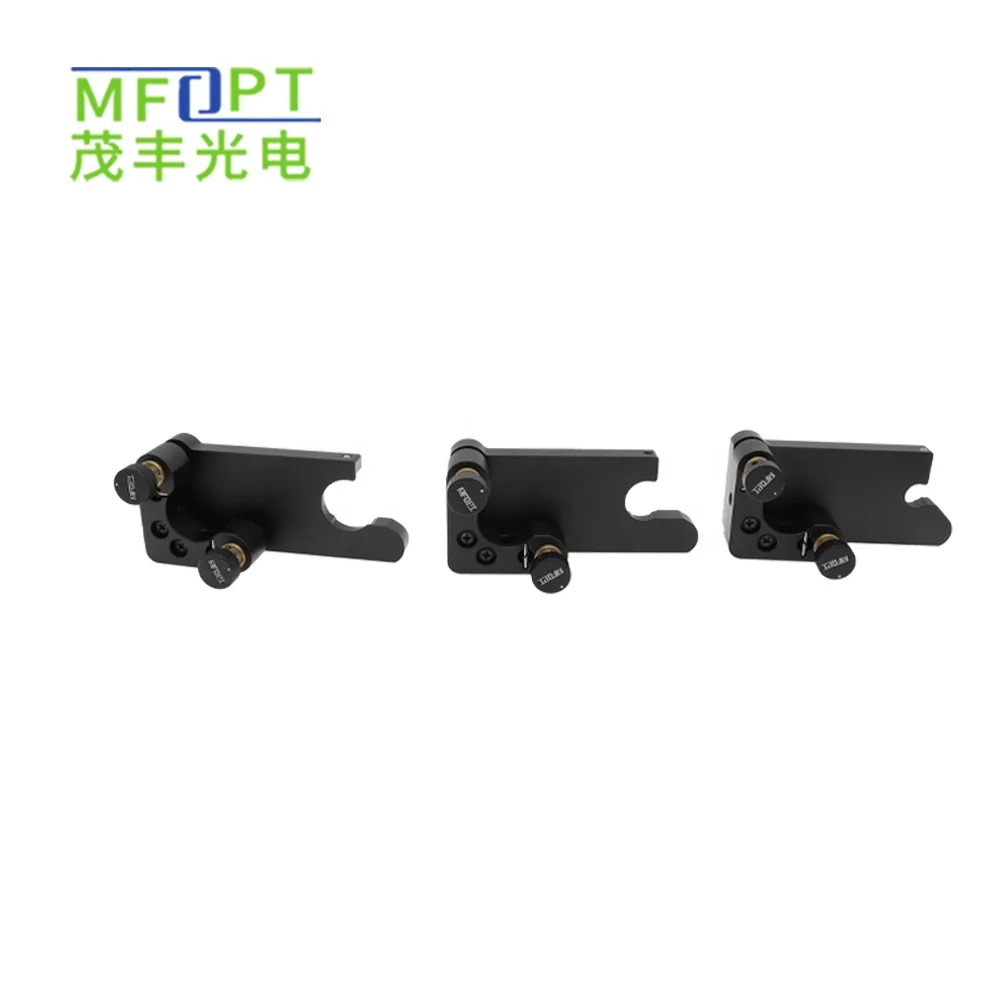Supporti per specchi cinematici con regolatore industriale a struttura allungata serie LMNC a 2 regolatori