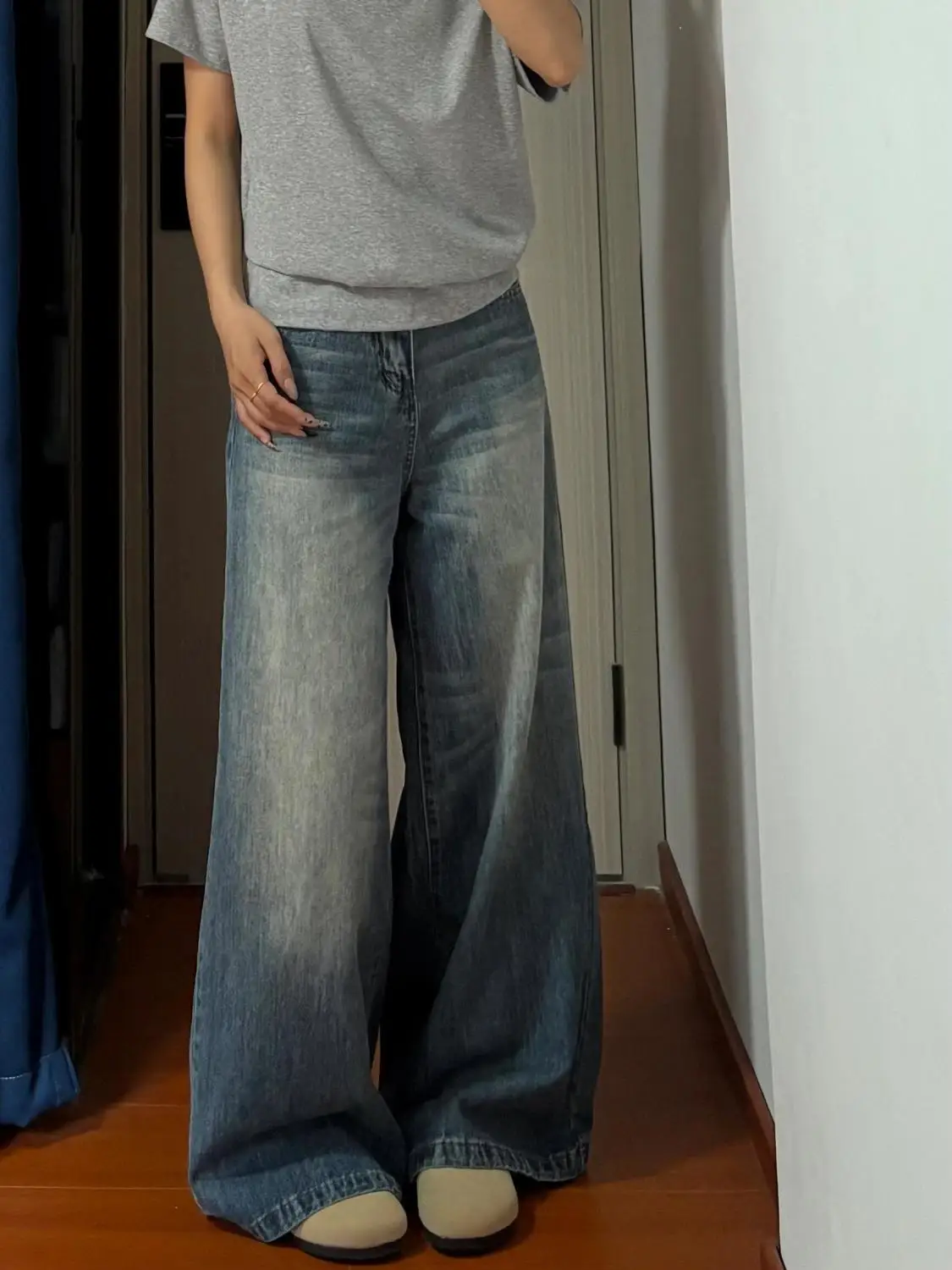 Calças de perna larga mulher primavera cetim brilhante queimado clube partywear moda faixas suaves plissado texturizado chique calças ol