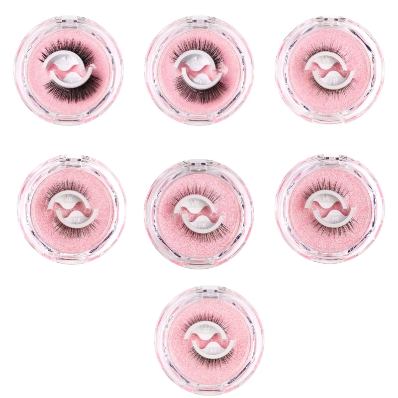 Reusable Self Adhesive Eyelashes Easy To Apply On,Stable Waterproof False Lashes Dropship