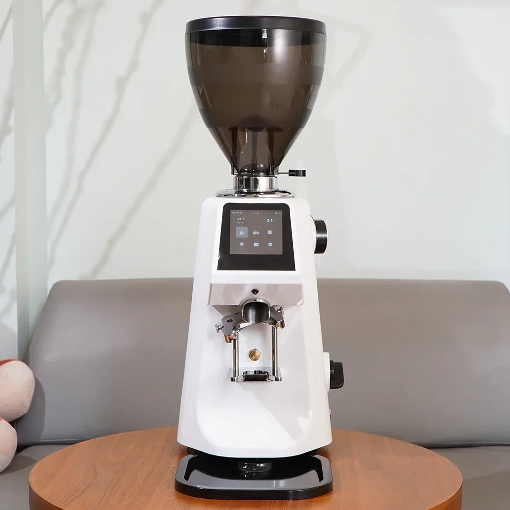 

Professional 74mm Commercial Electric Coffee Grinder Stainless Steel Housing with big capacity for Shop Household RV Use