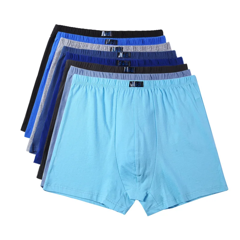 

Comfortable High-waisted Men's Underwear Pure Cotton Middle-aged Boxers Loose and Breathable Men's Shorts Men's Boxers