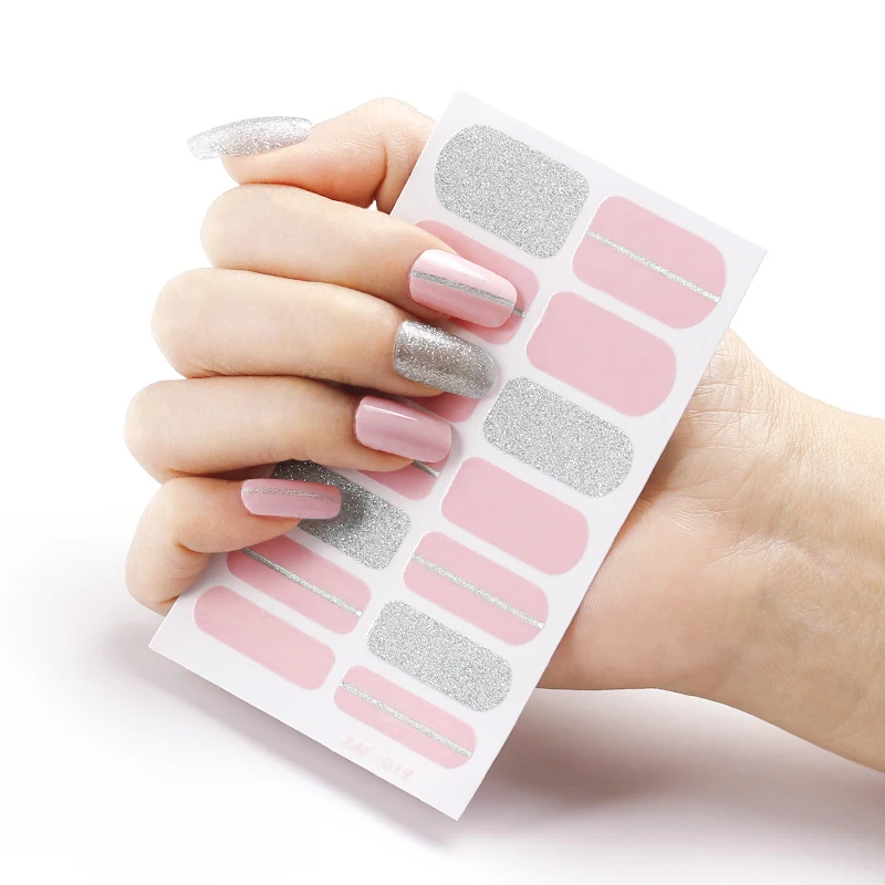 Sanuxc Nail Stickers Wholesale Price Hight Quality Nail Polish Stickes Self Adhesive Decor Stickers for Nails Art Decorations