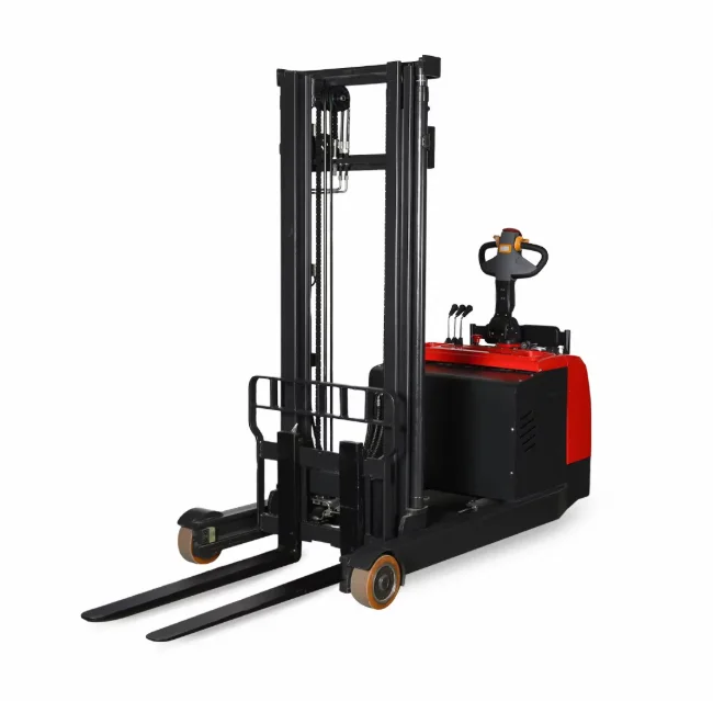 Empileur de palettes de chariot élévateur semi-électrique, avec camion de palettes manuel à grande puissance et haute efficacité, offre spéciale