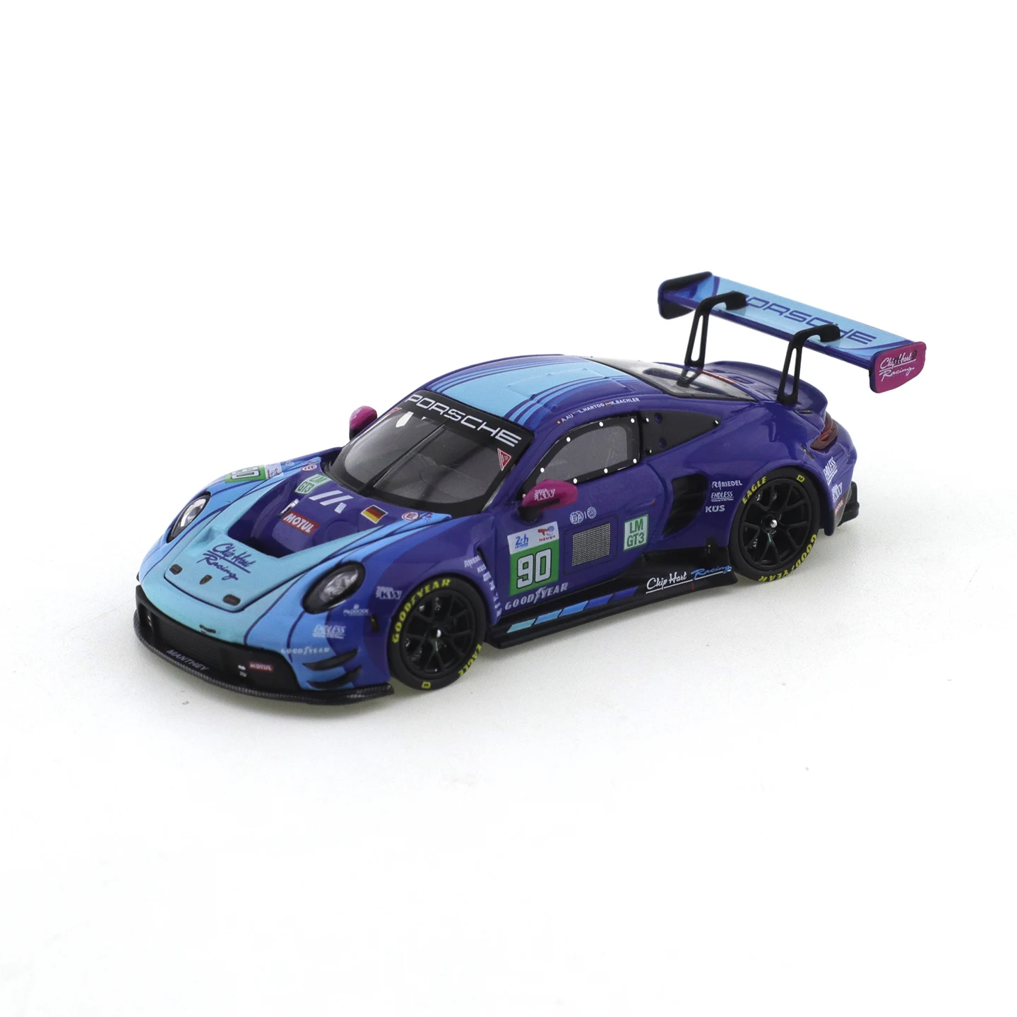 Porsche 911 GT3 R-2025 LeMans 24H LMGT3 #90 TH 1:64 Scale Model of A Car view 3