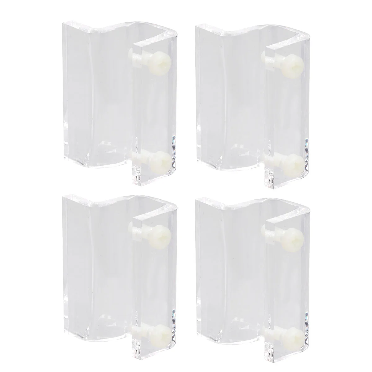 4Pcs Aquarium Support Bracket Acrylic Fish Tank Cover Frame Holder for Open Tanks Turtle Tank Heat Preservation