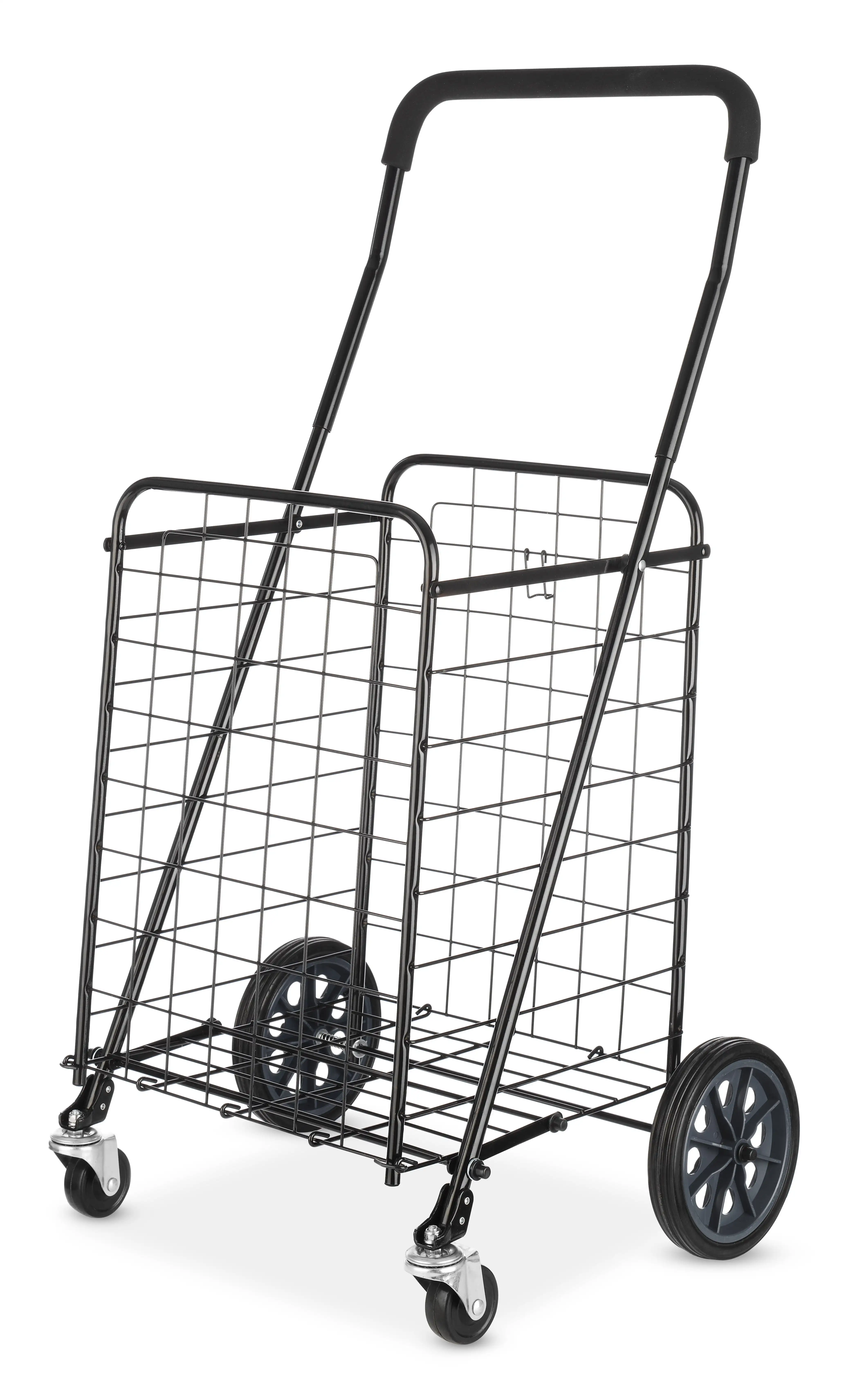 

Adjustable Steel Rolling Cart Black Length 21.5 X Width 19.5 X Height 38.4 - 1 Cart
