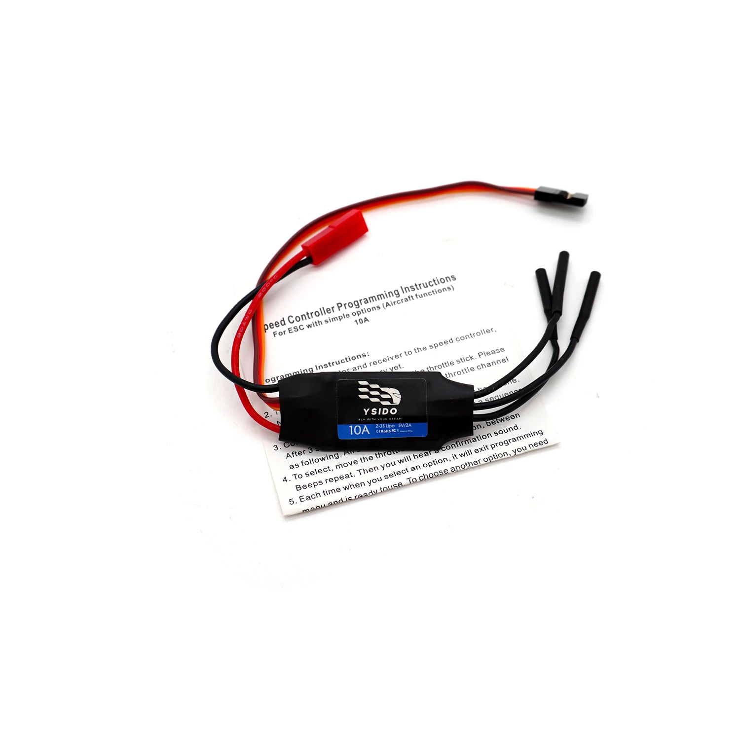 

RC Model Airplanes Parts 10A/30A/40A/50A/80A ESC With UBEC 2-7S Electronic Speed Controller For RC FPV Quadcopter Helicopter