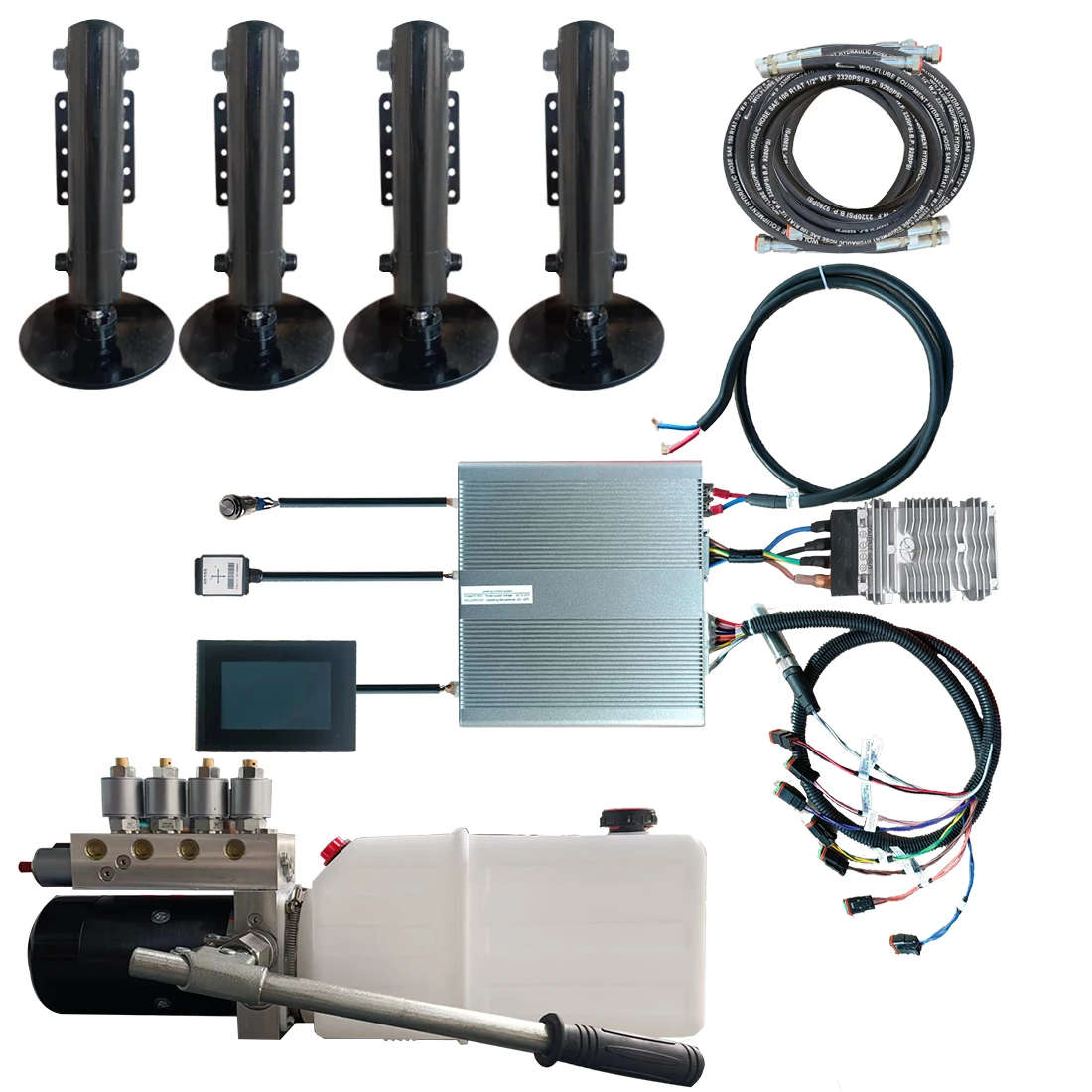 Automatic 12VDC 24VDC  Leveling RV Hydraulic Legs