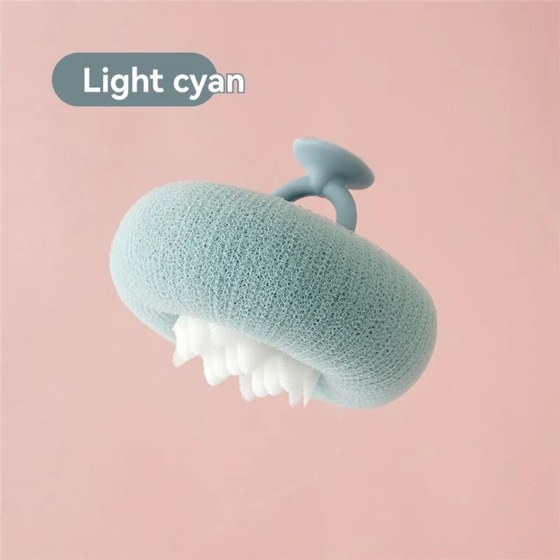 

Шар для ванны на присоске двойного назначения для купания и чистки ванны Цветочное мягкое пузырьковое банное полотенце