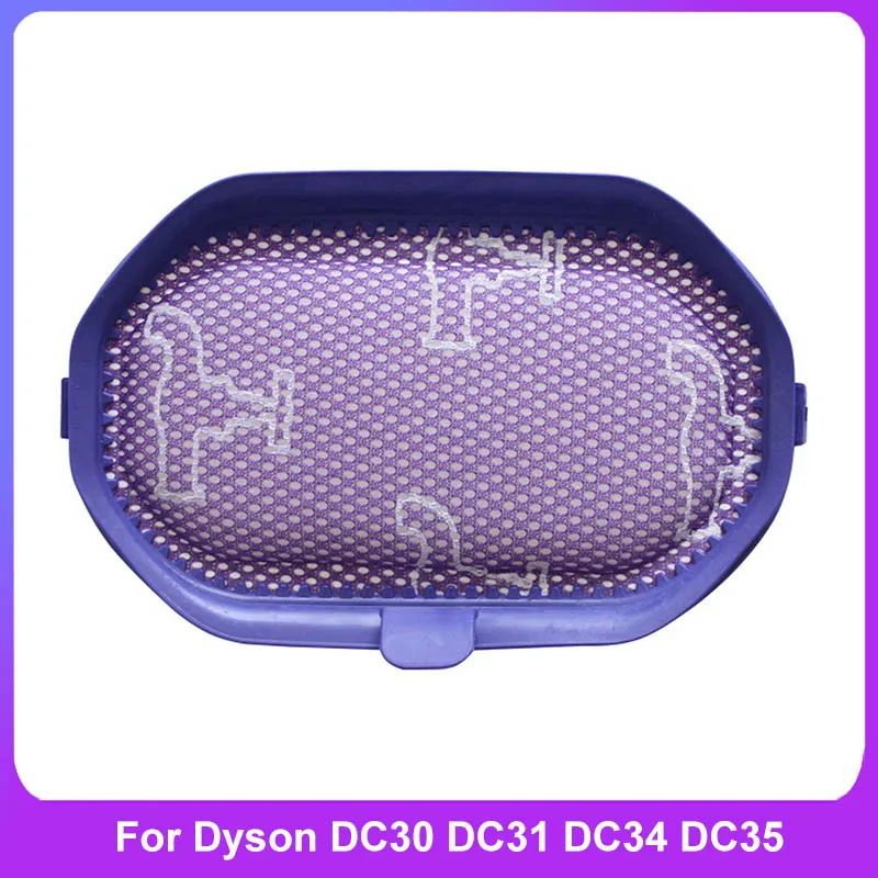 1pcs  washable Hepa Pre-Filter for Dyson DC30 DC31 DC34 DC35 DC44 DC45 DC56 Vacuum Cleaner accessories original Purple design