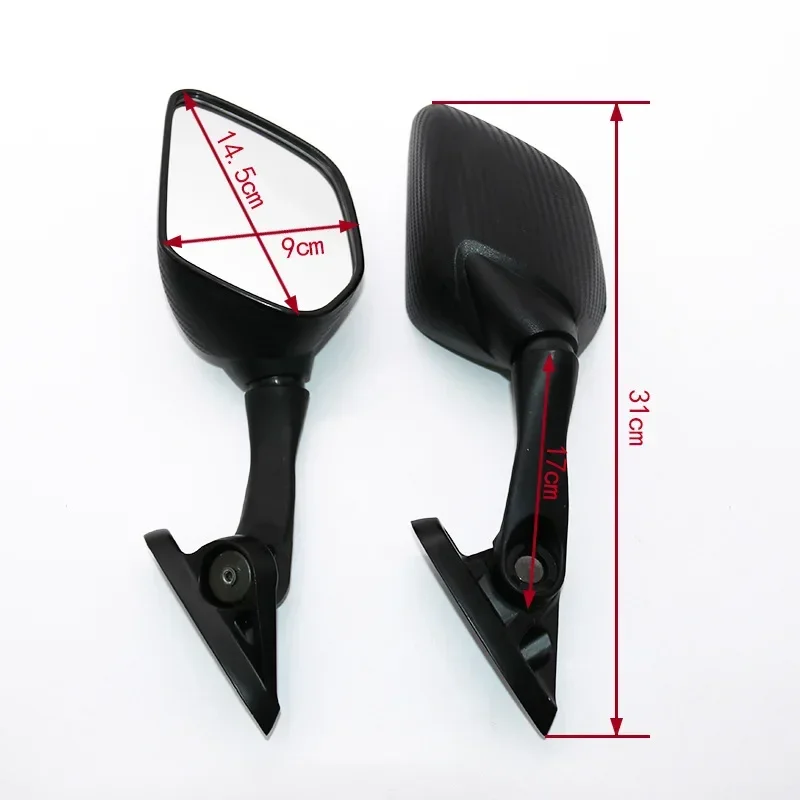 Motorcycle modified horizon rearview mirror nmax mirror suitable for T-MAX foldable suitable for Yamaha R3 R25