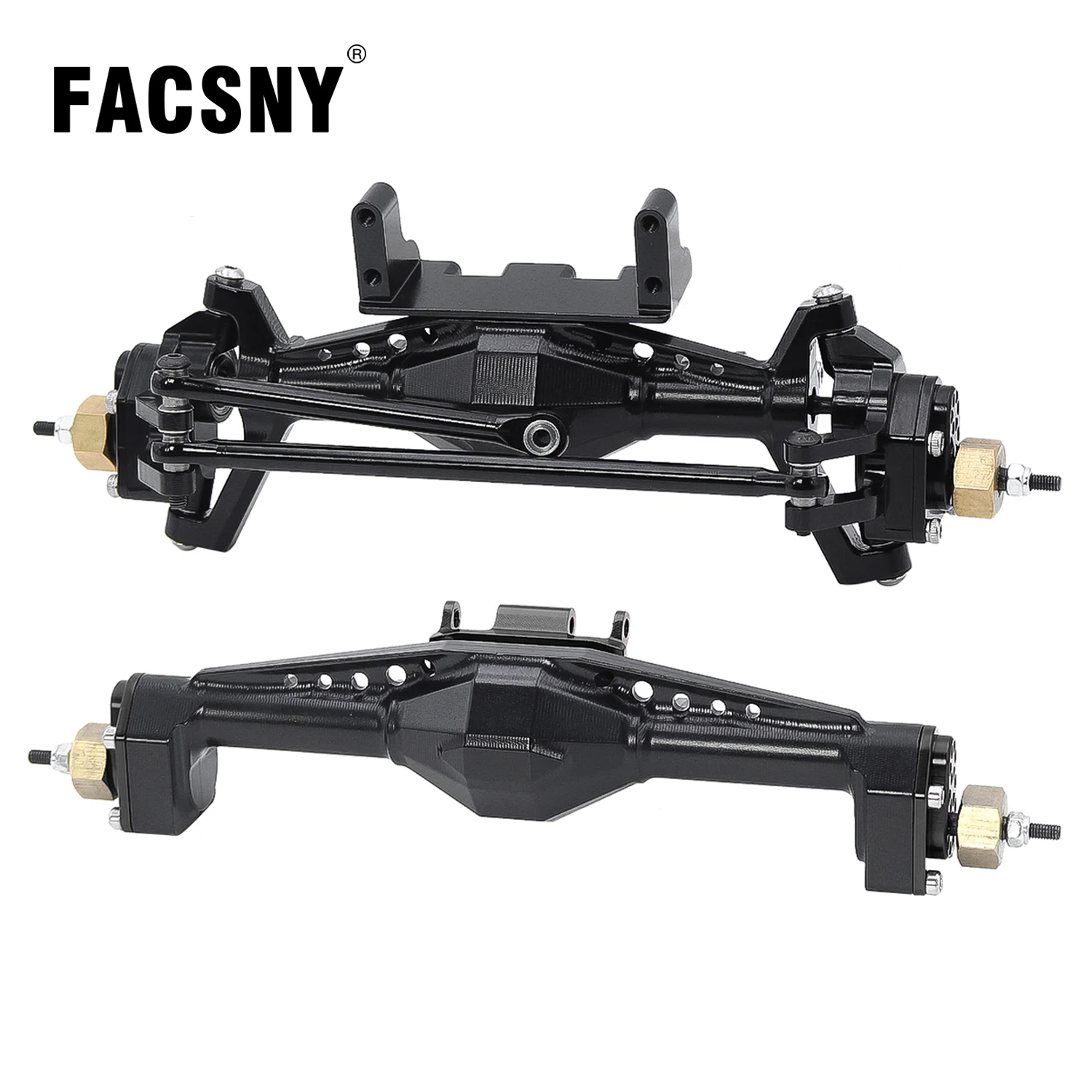 

Aluminum Front And Rear Portal Axle Set Complete With Servo Mount For 1/18 Axial Capra UTB18 Metal Upgrade Parts
