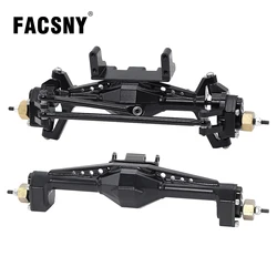 Aluminum Front And Rear Portal Axle Set Complete With Servo Mount For 1/18 Axial Capra UTB18 Metal Upgrade Parts