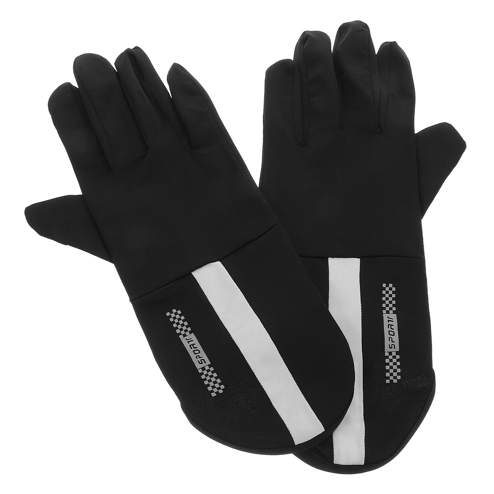 

Summer Sun Protection Gloves Breathable Cycling Bicycle for Men Full Finger Bike Performance Nylon
