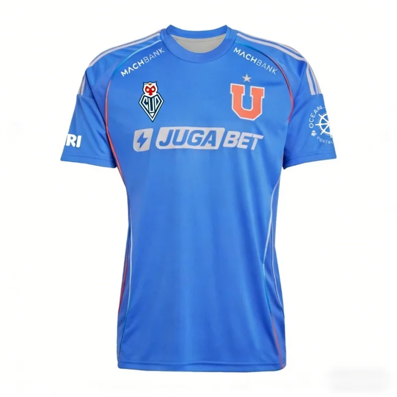 

2026 New Unisex Universidad De Chile Colo Colo Jersey Short-Sleeve Summer Quick-dry Breathable Tees Beachwear Surfing Suit Beach