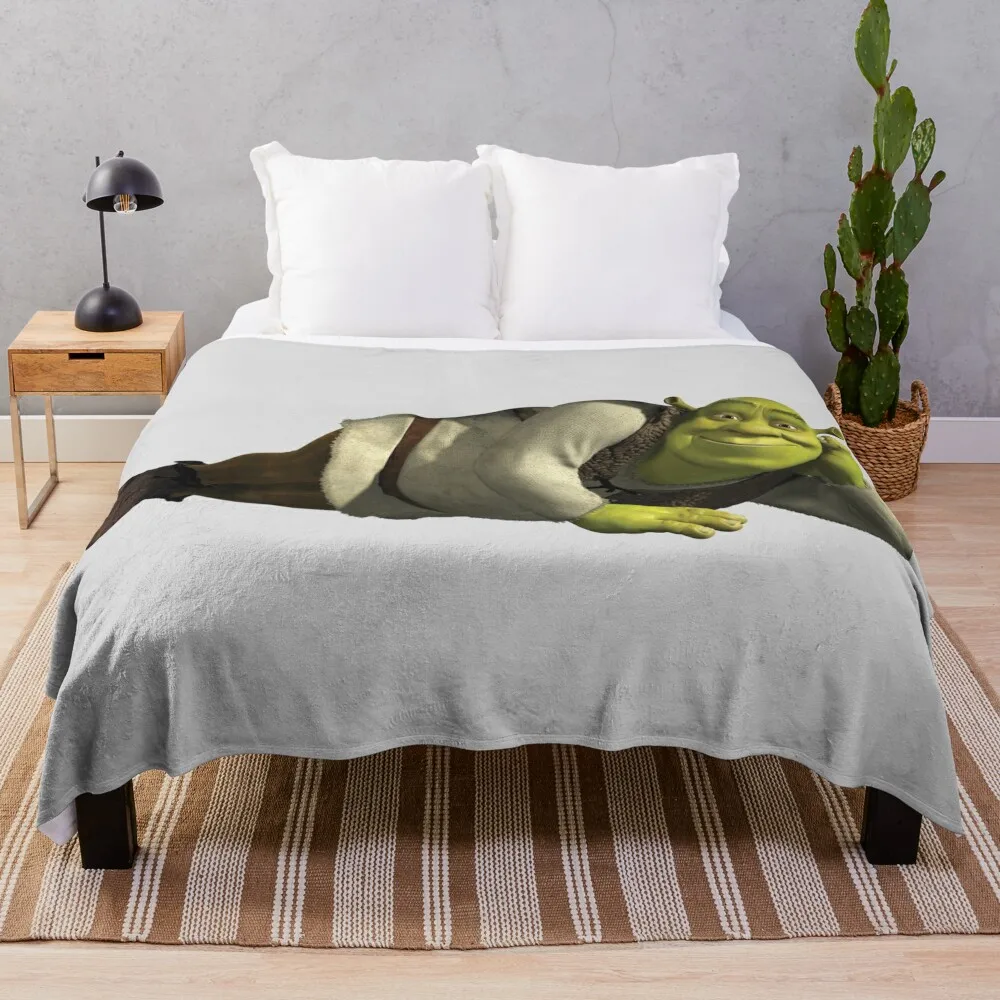 

Come into my Swamp - Shrek Throw Blanket Soft Plush Plaid Weighted Thermal Retros Blankets