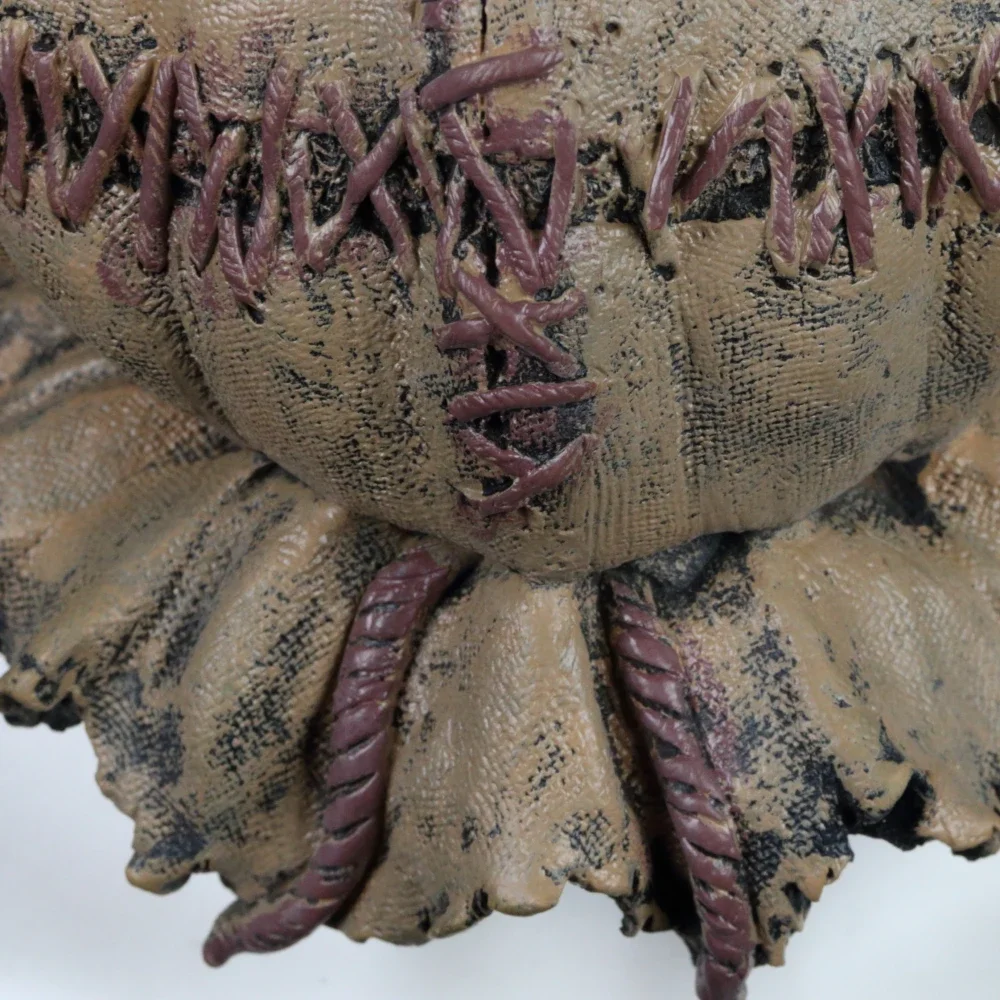 Maschera spaventapasseri cosplay Accessorio per costume horror spaventoso Maschera di Halloween per adulti Puntelli in lattice