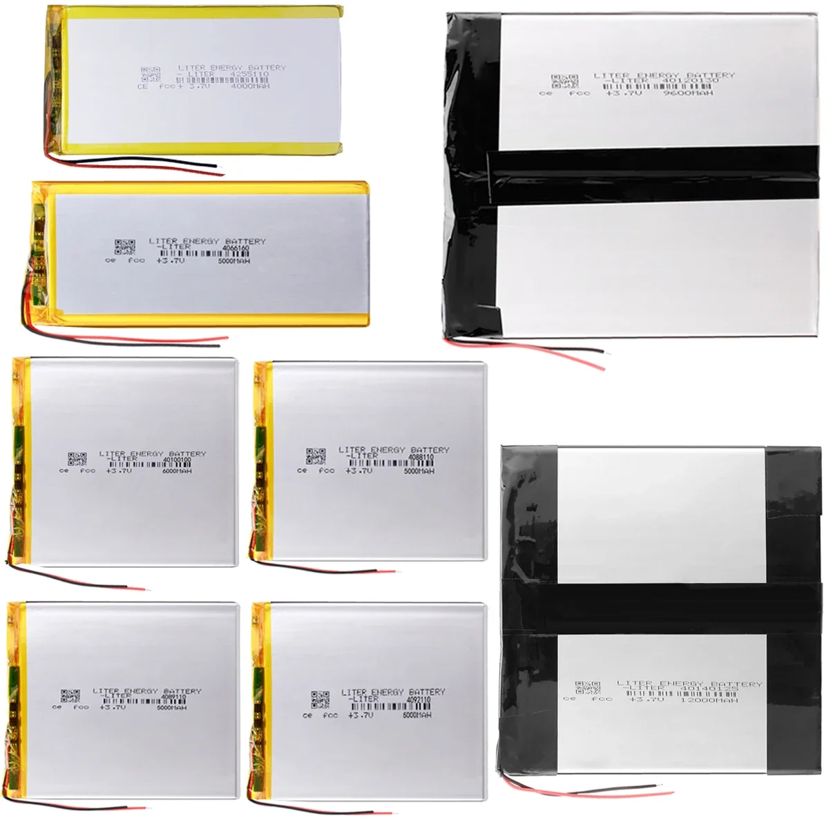 3.7V Polymer Battery 4mm thickness for Tablets, Mobile Power Rechargeable Li-ion Cell DVD Tablet PC GPS Power Bank