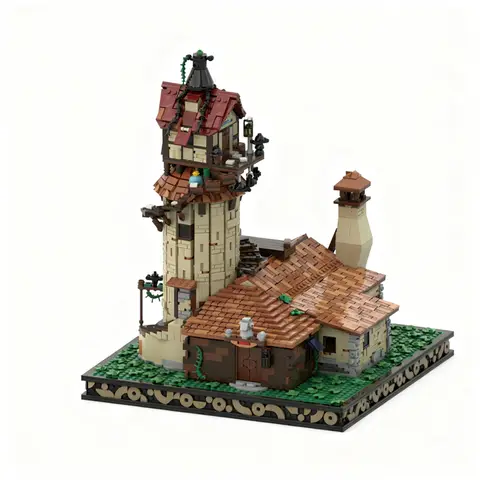 3445pcs MOC Zeldas Tears The Kingdom - Hateno Ancient Tech Lab Model Toys Building Blocks Construction Christmas Gift Brick