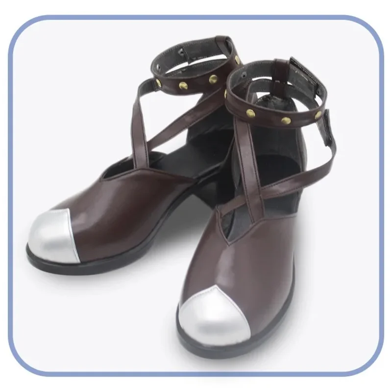 

2025 11 Game Ensemble Stars Sakasaki Natsume PU Shoes Halloween Carnival Boots Ringing evil phone Cosplay Prop Cus