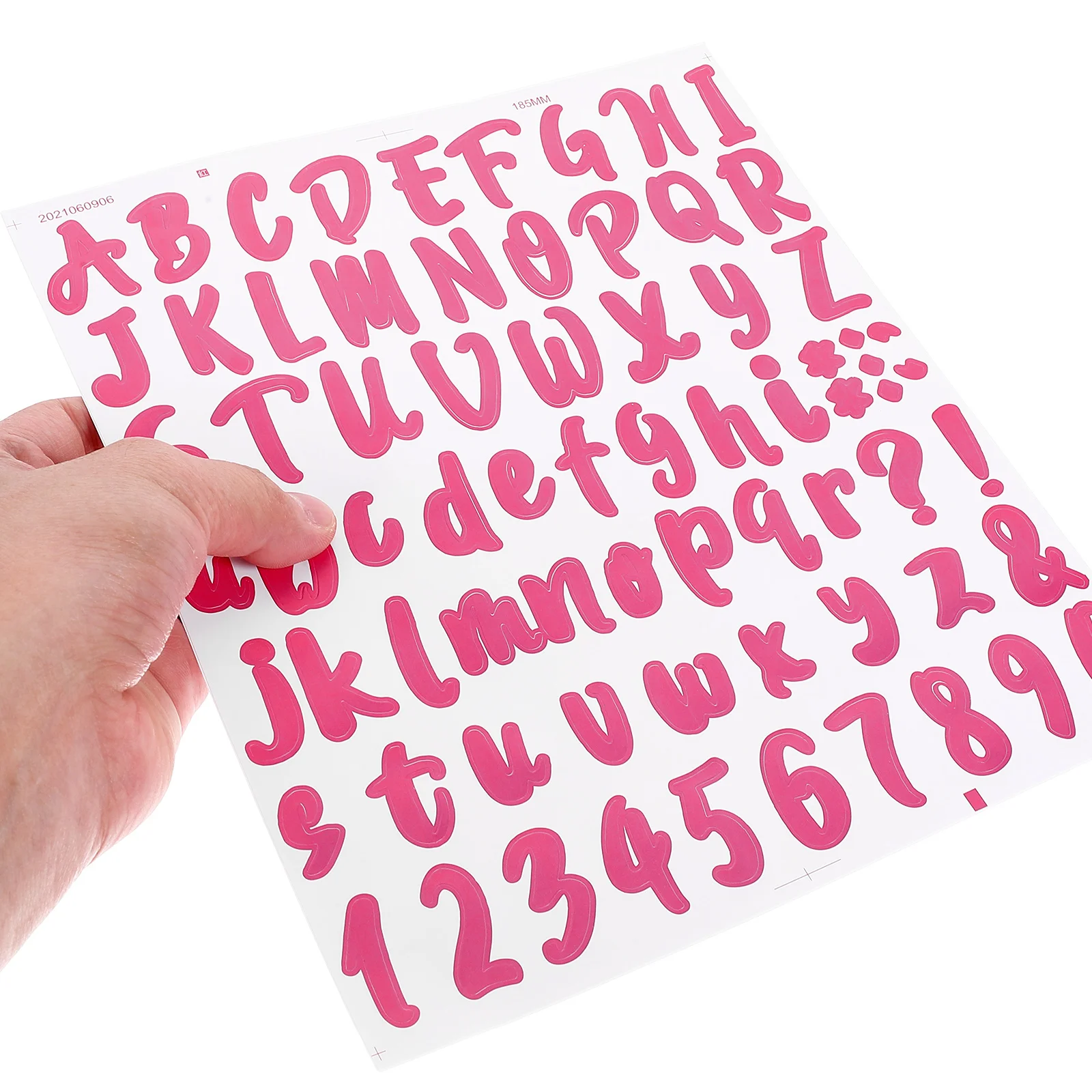 5 Sheets Wedding Birthday Party Numbers Letters Name Stickers Bulletin Board For Mailbox Business Multi-purpose Outdoor