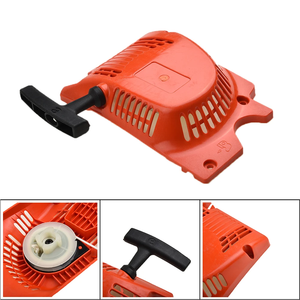 Pull Start Starter Orange Pull Starter Recoil for Chinese Chainsaws Perfect Fit for 4500 5200 5800 4900 45cc 52cc 58cc