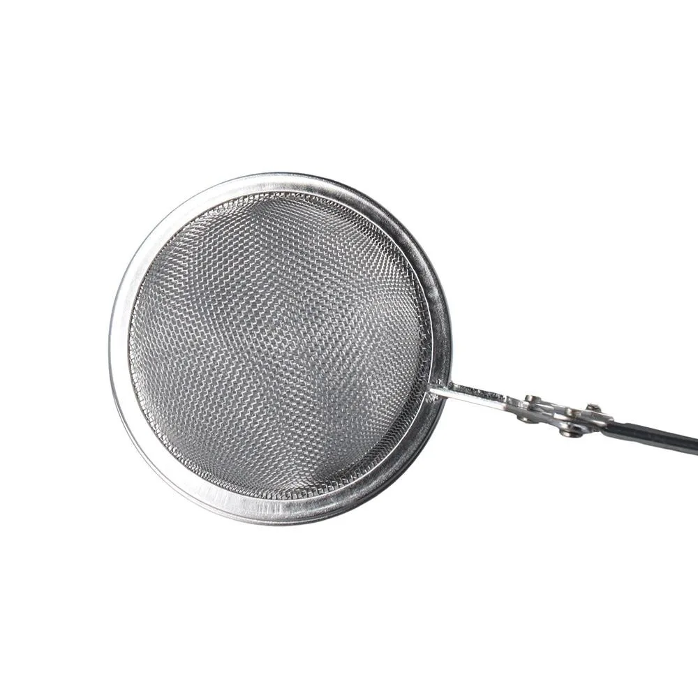 Stainless Steel Spoon Tea Ball Infuser Filter Squeeze Leaves Herb Mesh Strainer Tea Infuser In Mesh Tea Ball Filter with Handle