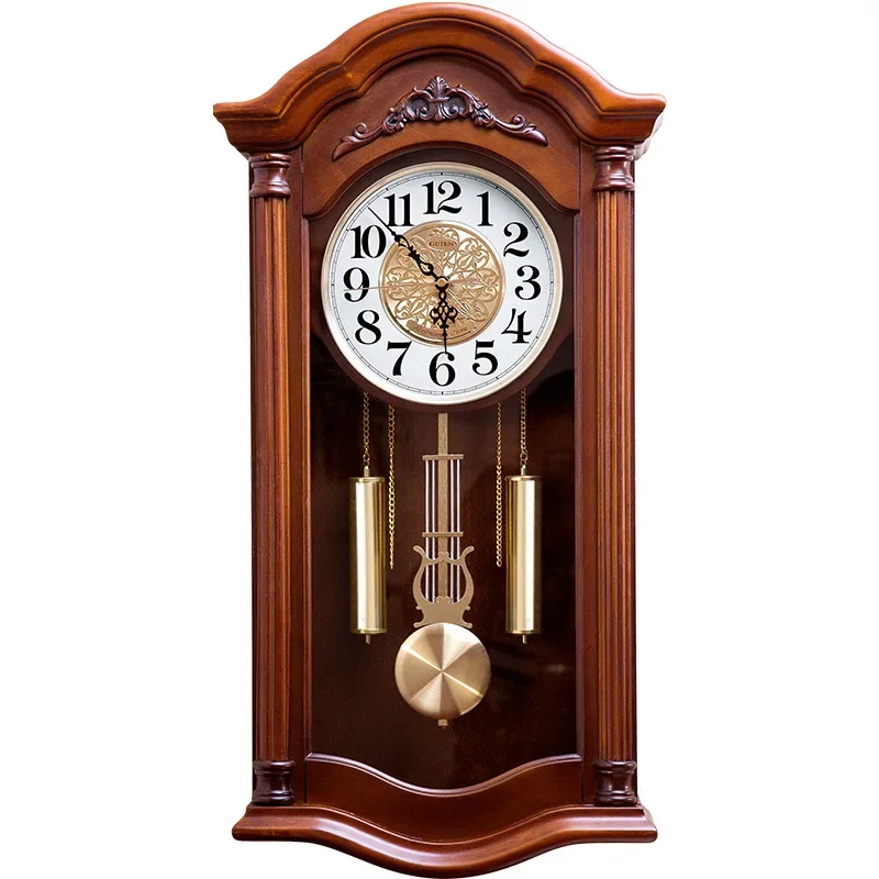 

New Chinese style, classical timekeeping, Japanese, Lisheng old-fashioned Chinese style, living room clock