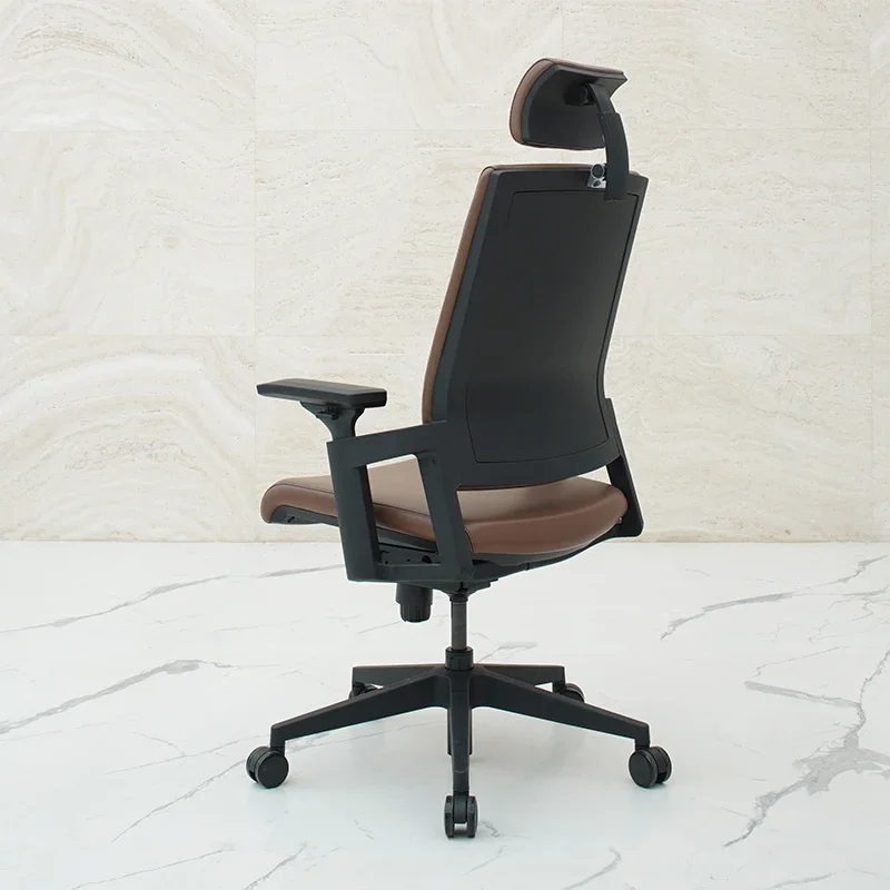 Simple Modern Brown High Back Xipi Multifunctional Adjustable Stylish Office Chair