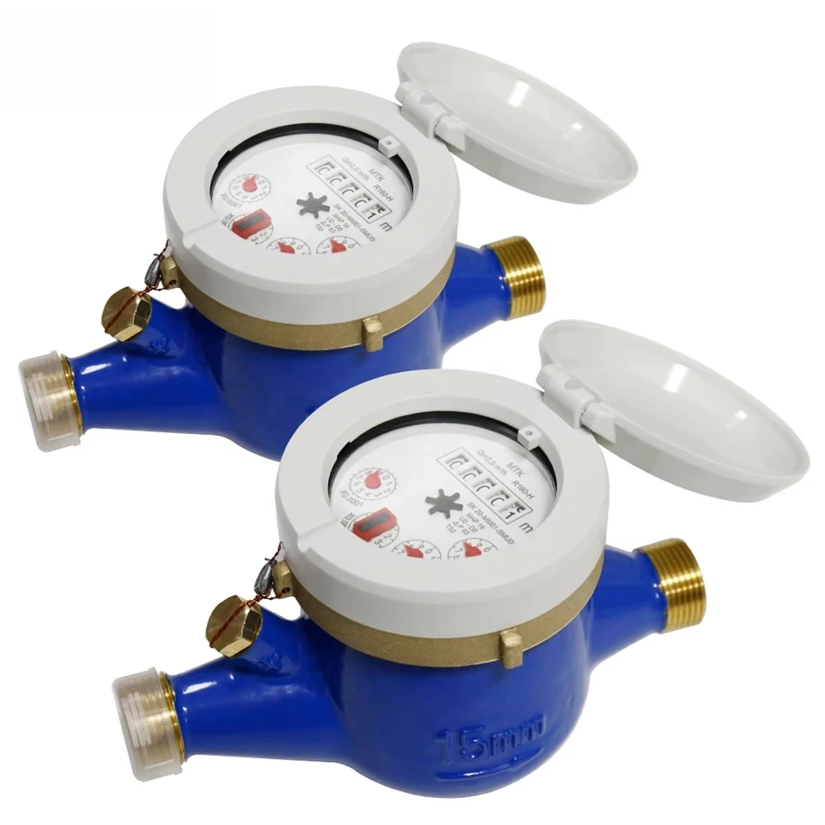 IP68 Copper Seal Stainless Steel Seal Register Cup Multi Jet Dry Type Brass Water Meter