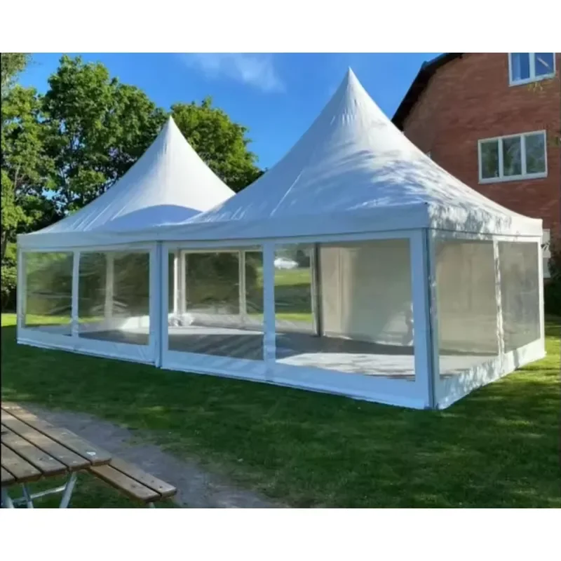 for 5x5m 20X20ft Aluminum Alloy Frame Trade Show Tent Outdoor Pagoda Gazebo