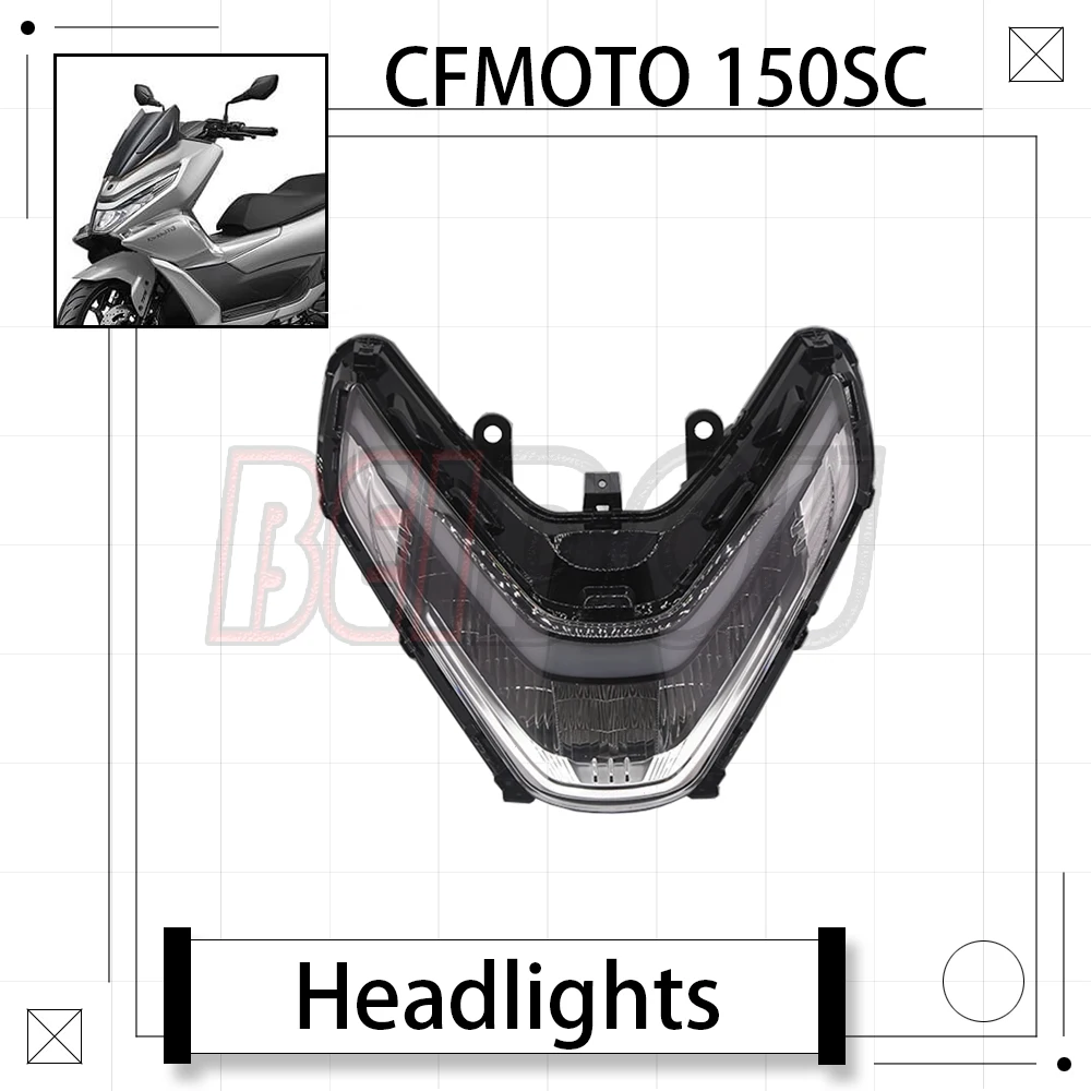 

For CFMOTO 150SC SC150 150 SC Motorcycle Original Headlight Assembly Headlight LED Light CF150T-31