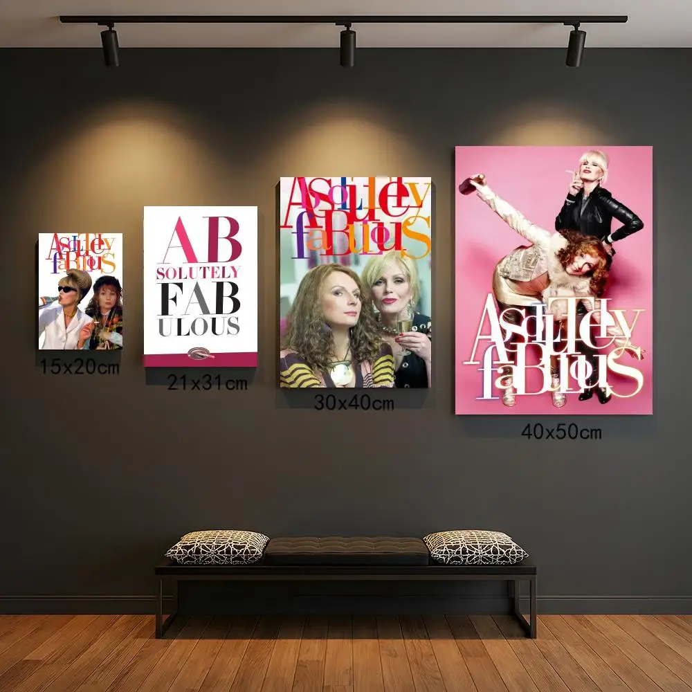 tv series A-Absolutely Fabulous-S Painting Calligraphy Boho Botanical Decor for Living Room  Elegant Home Style