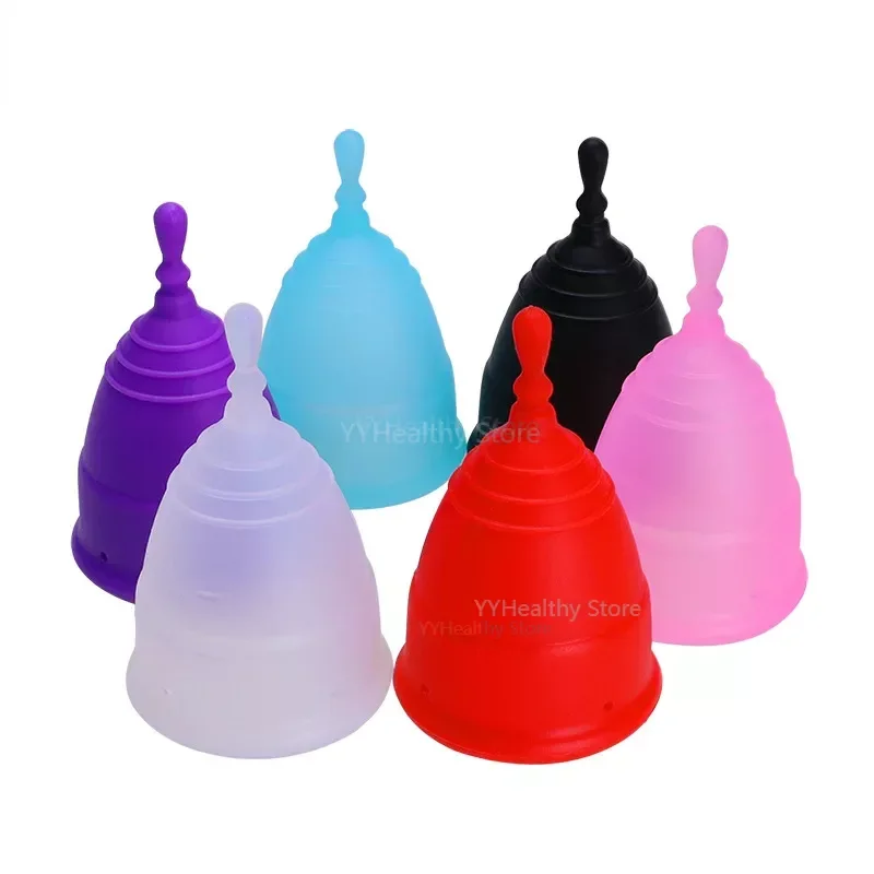 Feminine Hygiene Menstrual Cup Medical Silicone Lady Women Period Coletor Suction Cups Altanative To Tampons Pads Period Cup