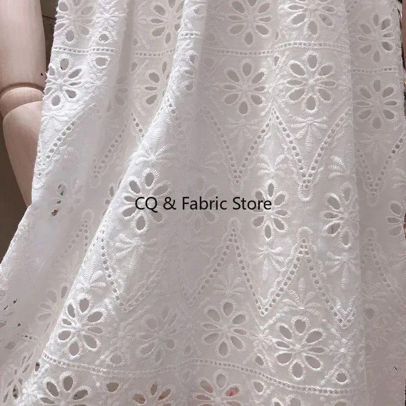 

Хлопчатобумажная ткань премиум-класса с вышивкой для платья, одежды своими руками и свадебного платья во дворе