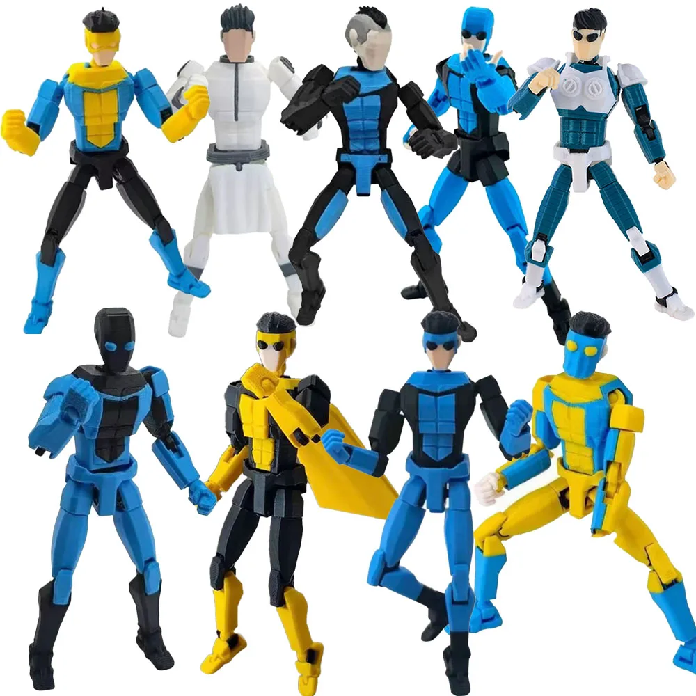3d Invincible Omni-Man Titan 3d Printed Figure 13-Joint Articulated Doll Desktop Ornament Collectible American Comictoy Gifts