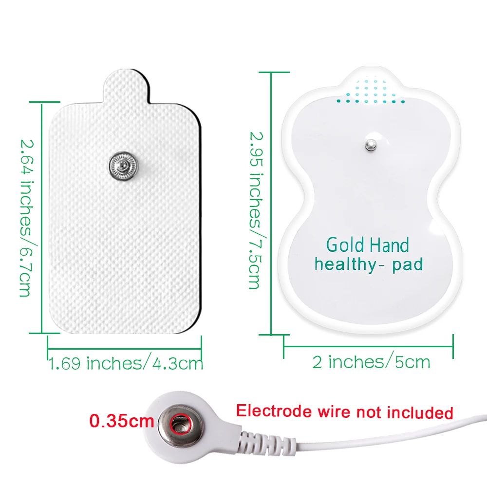 10/20Pcs Self Adhesive Multiple Models Electrode Pads Replacement Tens Massage Patch for Pulse Massager EMS Muscle Stimulator