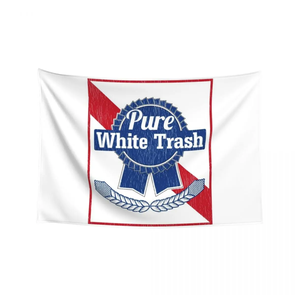 

Funny Redneck Gift, Pure White Trash Tapestry Room Decor Korean Style Things To The Room Tapestry